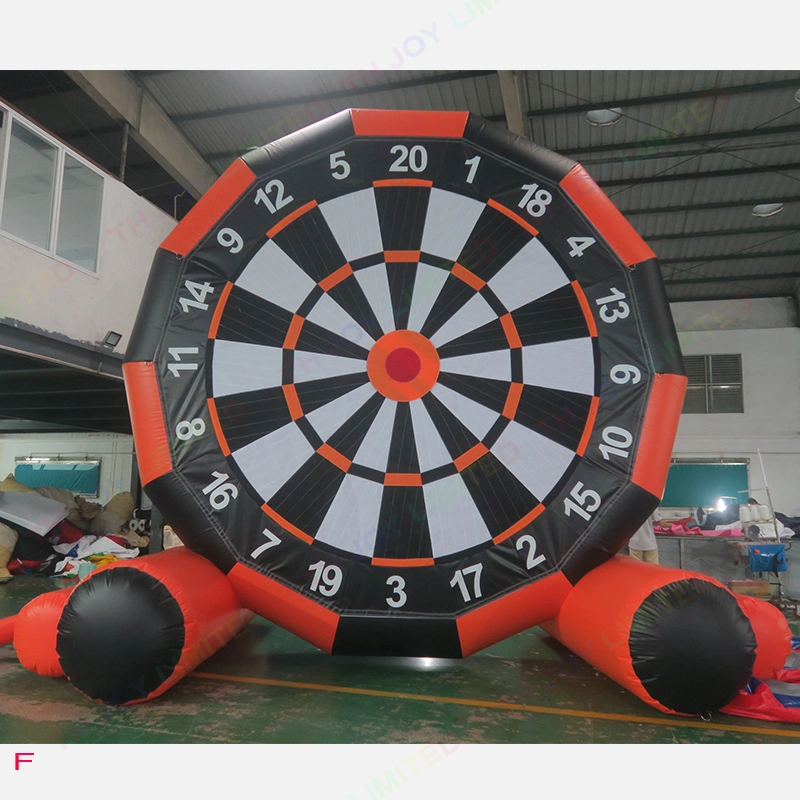 5m Tall Giant Outdoor Double Sides Inflatable Soccer Foot Darts Game / Inflatable Sports Game