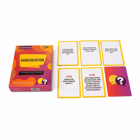 Jeux de cartes de jeu personnalisés noirs, impression sur papier de haute qualité, pour fête à boire, pour adultes