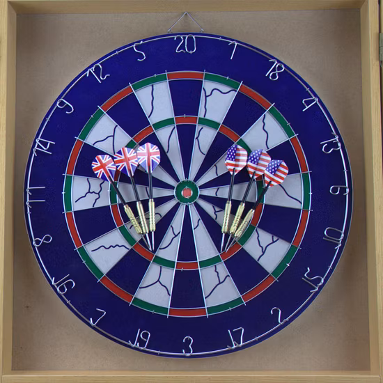 Jeu de fléchettes en sisal avec tout